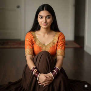 Hands Resting on Knees Soft Calm