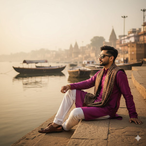 Leaning Back Relaxed Pose