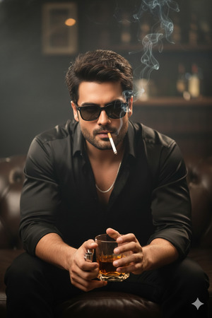 Leaning Forward on Couch