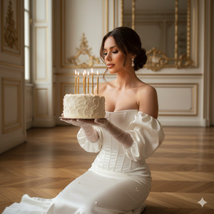 Luxury Birthday Editorial Portrait