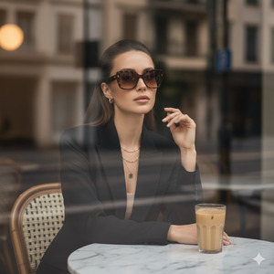 Luxury Cafe Editorial Look
