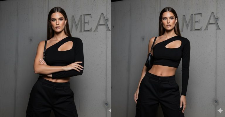 Minimal Urban Flash Portrait