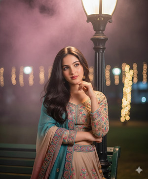 One Arm Folded One Hand Near Chin