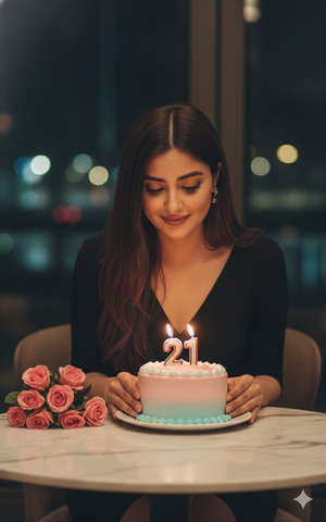 One Hand Holding Cake Plate Intimate Moment