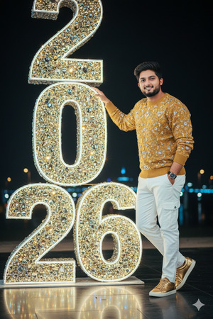 One Hand on Number Elegant Celebratory 1 1