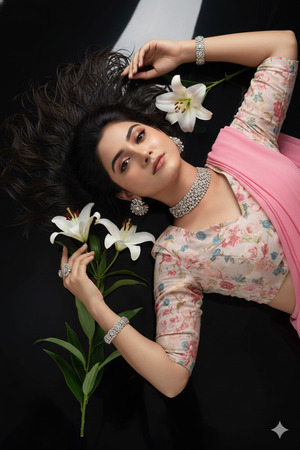 Overhead High Angle Glamour Shot