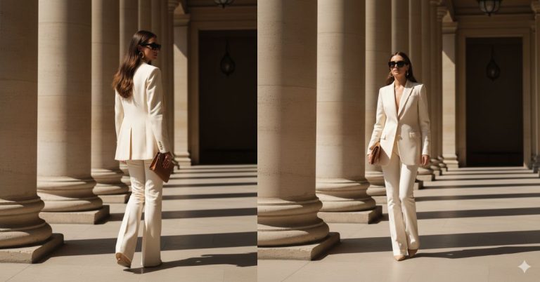 Paris Fashion Editorial Look (Museum Style)