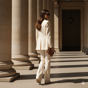 Paris Fashion Editorial Look Museum Style