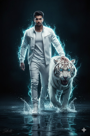 Pose Variant 2 – Walking Forward with Tiger Leader Pose