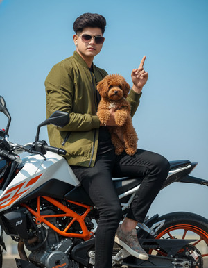 Side Profile Sit Dog Facing Camera