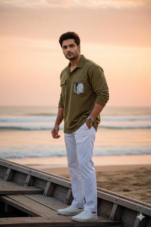 Standing on the Boat Edge