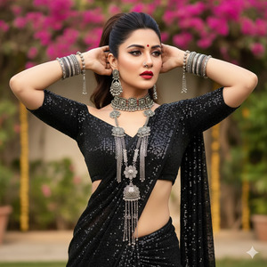 Stunning Hina Khan Inspired Indian Fashion Portrait