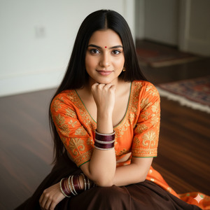 Trending Traditional Indian Portrait Style