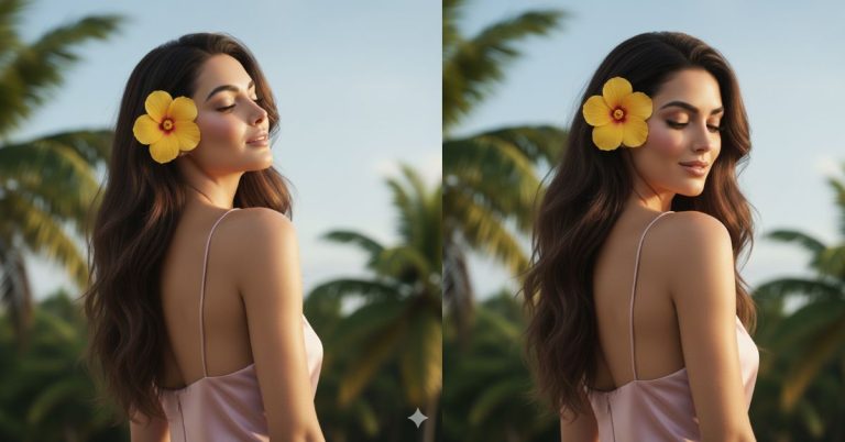 Tropical Golden Hour Portrait