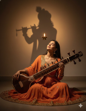 Upward Gaze Spiritual Pose