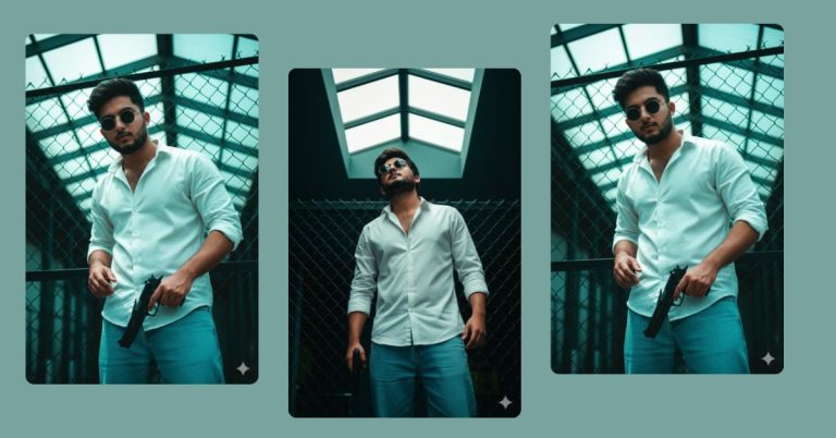 viral-ai-image-google-gemini-cinematic-fence-portrait