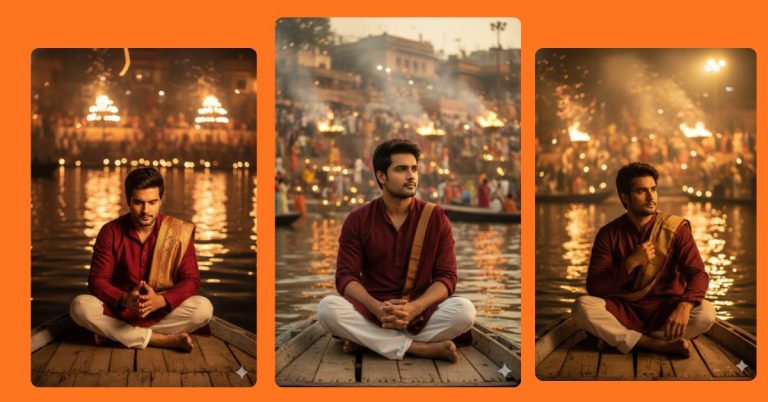 viral-ai-image-google-gemini-varanasi-ganga-aarti-portrait